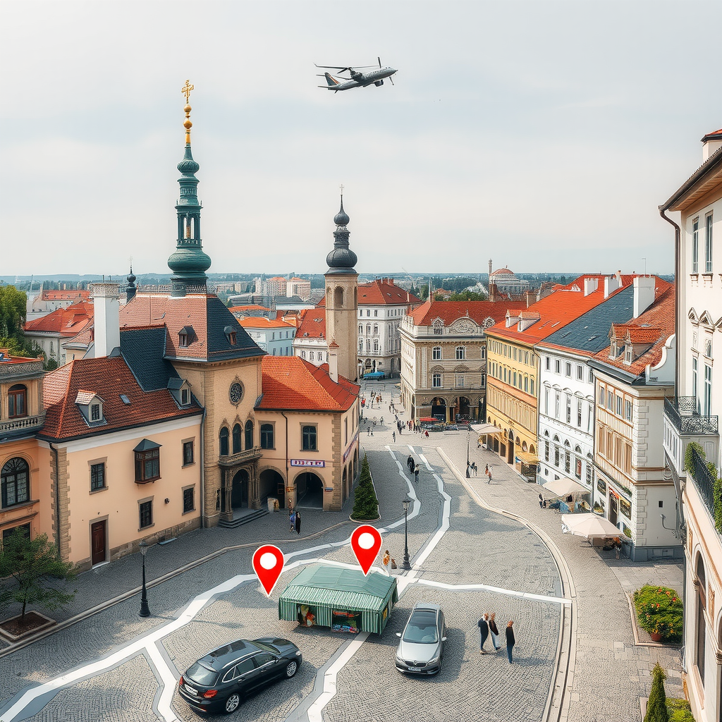 Map showing Doma laukums 2 location in Riga, Latvia - historic city center with cathedral square, cobblestone streets, and traditional architecture